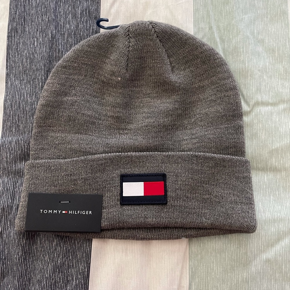 TOMMY HILFIGER BIG FLAG LOGO BEANIE - Unisex OS